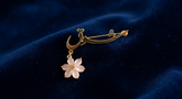 Handcrafted Calligraphy Brooch