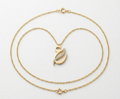 Gold Plated Initial Necklace